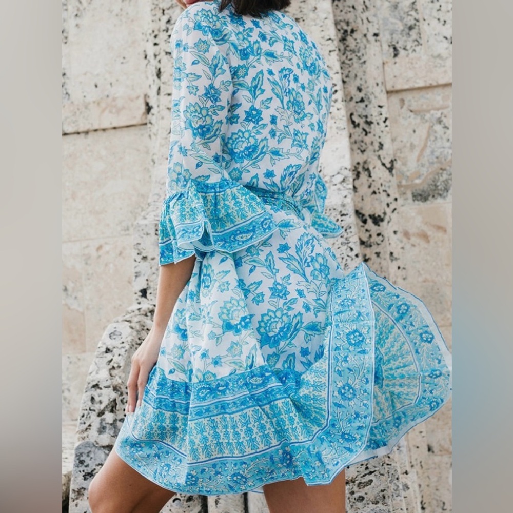 Bella Tu Rozanne Sash Tie Dress, Size L, NWT in brand new condition